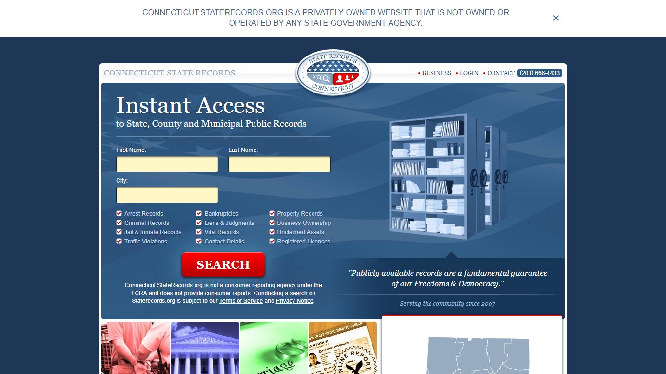 Connecticut State Records | StateRecords.org